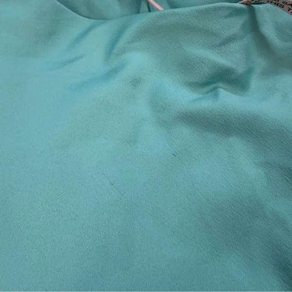 House of CB Strapless Bodycon Satin Maxi Dress M - Aqua - Image 7