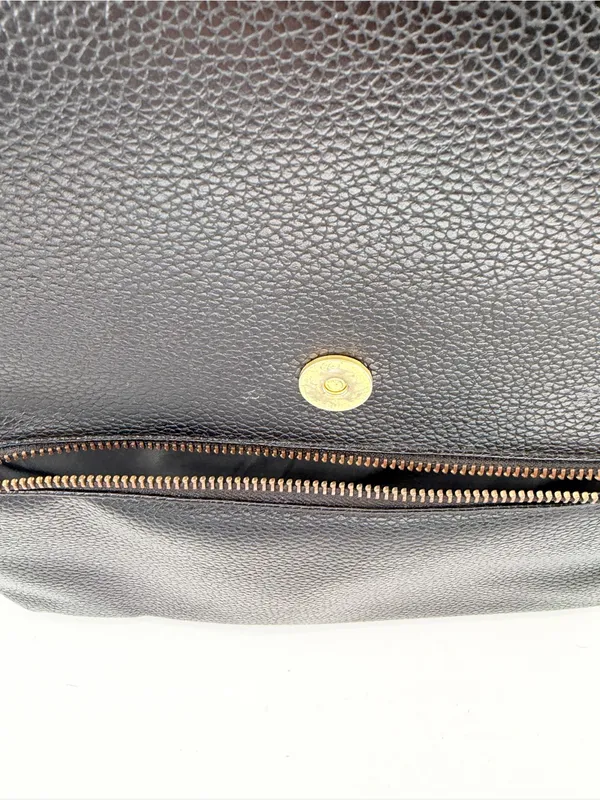 Freshly Picked Classic Diaper Backpack bag Black vegan pebbled leather large - Image 13