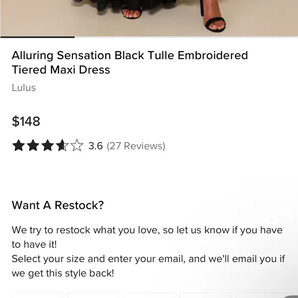 Lulu's Black Lace High-Low Dress - Image 10