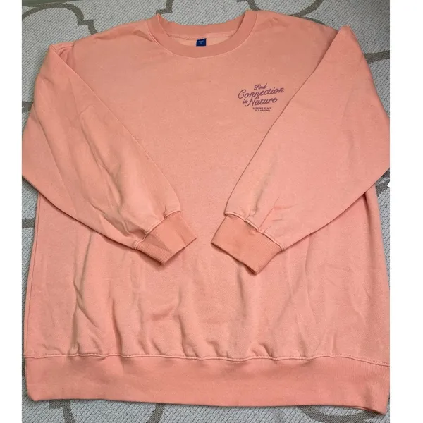 Old Navy SoComfy Oversized Sweatshirt Daybreak Drop Shoulder Pullover Size L - Image 3
