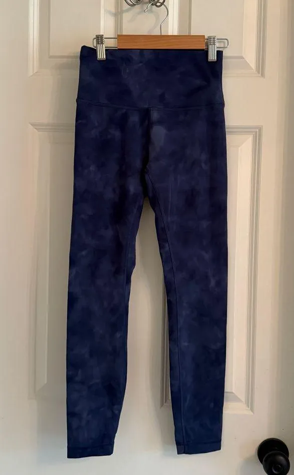 Lululemon Wunder Train High-Rise Tight 25" *Diamond Dye Naval Blue | Size 4 - Image 4