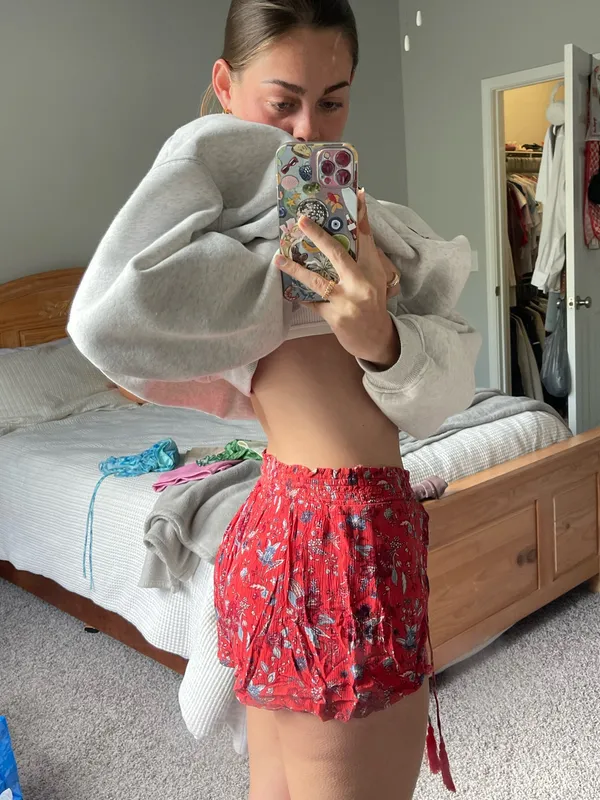 American Eagle Cover-up Flowy Shorts - Image 3
