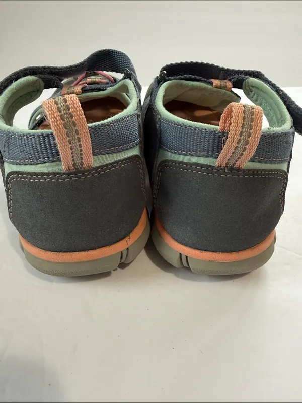 Keen Women’s Closed-Toe Sandals in Green, Coral and Gray - Image 5