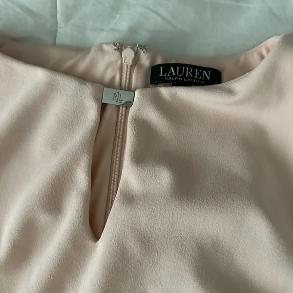 Ralph Lauren Elegant Pale Pink Sleeveless Dress size 8 - Image 2