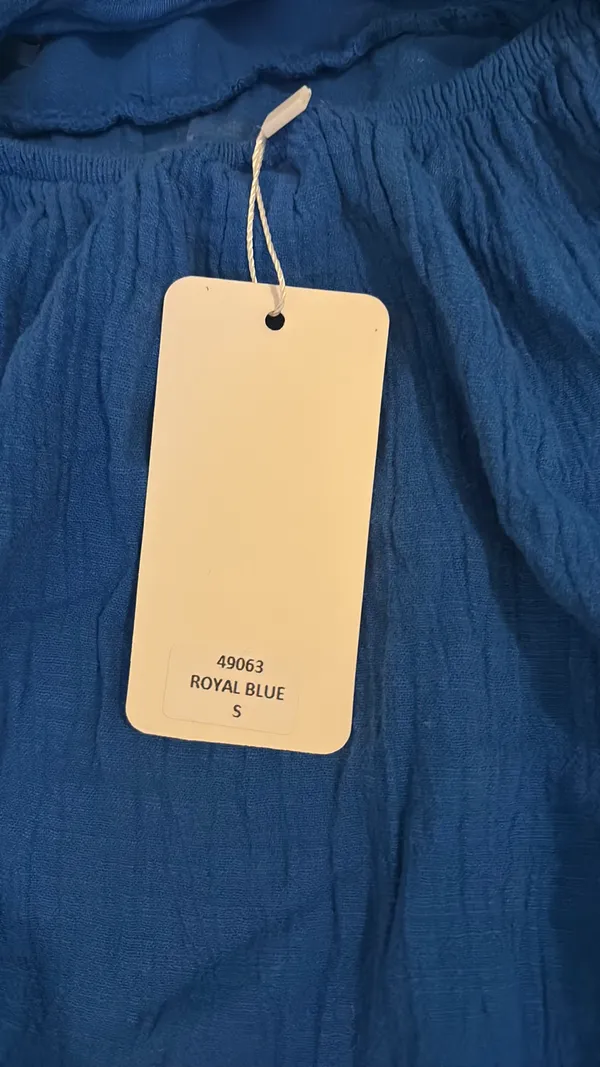 Blanco by Nature Royal Blue mini dress - Image 2