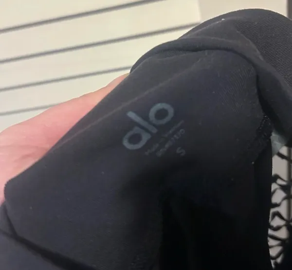 Alo Yoga Highline Lace Up Leggings Black Women’s Size Small - Image 6