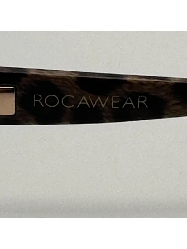 Rocawear Shield Sunglasses Blue Lenses Tortoise Arms - Image 5