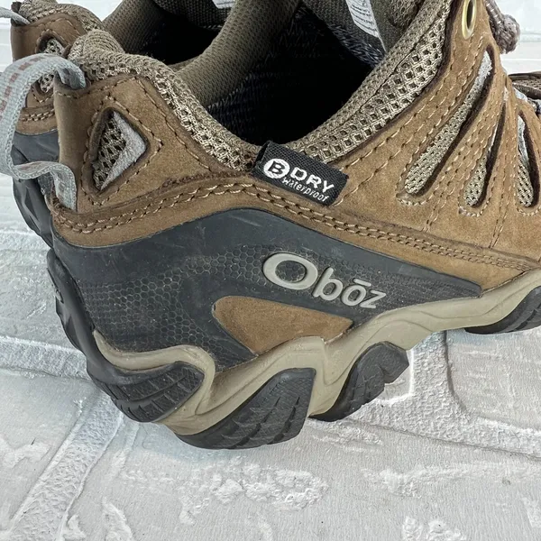 Oboz‎ Sawtooth II Hiking Shoes Low Waterproof B Dry Womens 7.5 38 Brown Boots - Image 15