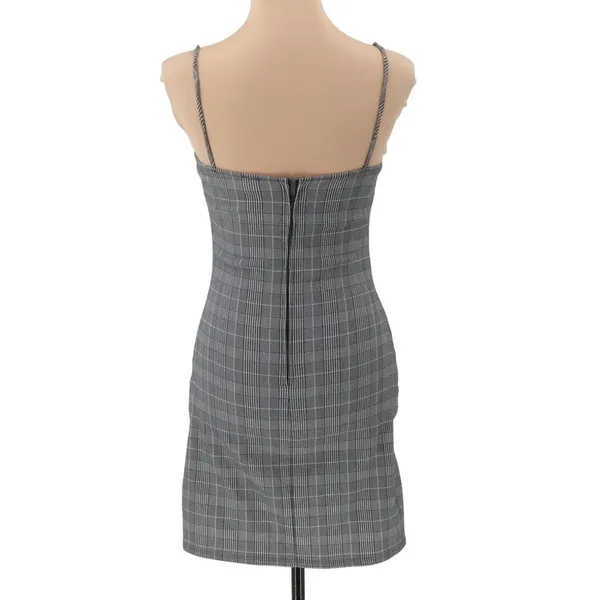 Windsor Plaid Mini Dress Womens Size‎ M Y2K Office Siren Academia Preppy School - Image 3