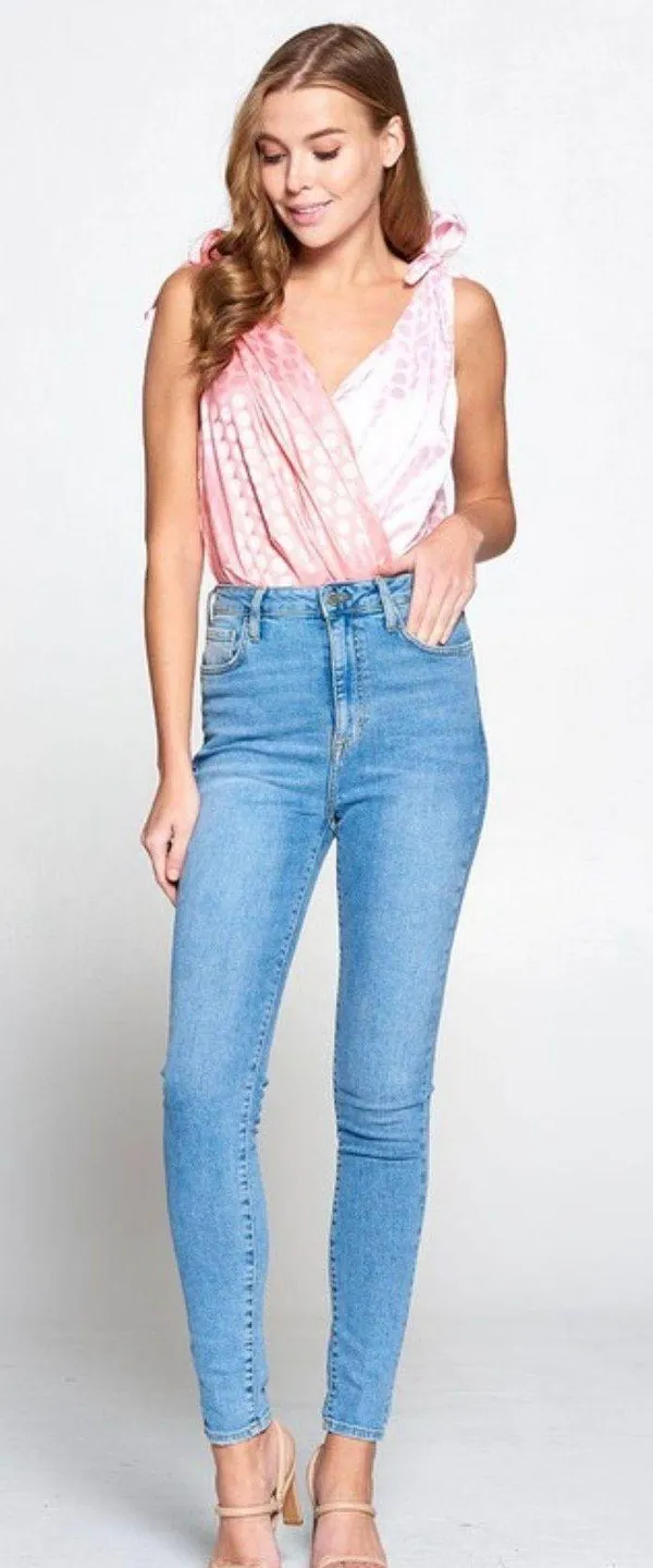 Phil Love Pink Polka Dot Bodysuit - Image 5