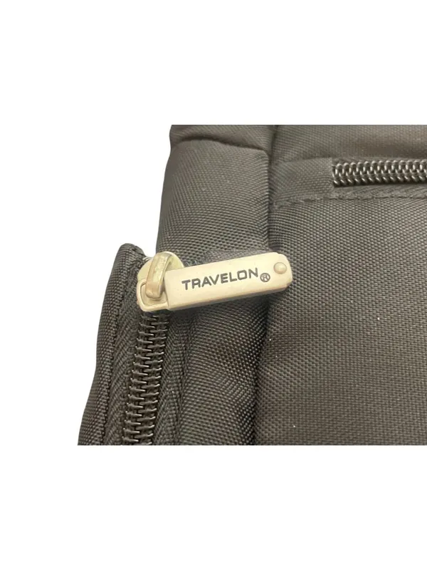 Travelon Black Anti Theft Messenger Crossbody Bag Purse Travel Organizer 11x9x3 - Image 2