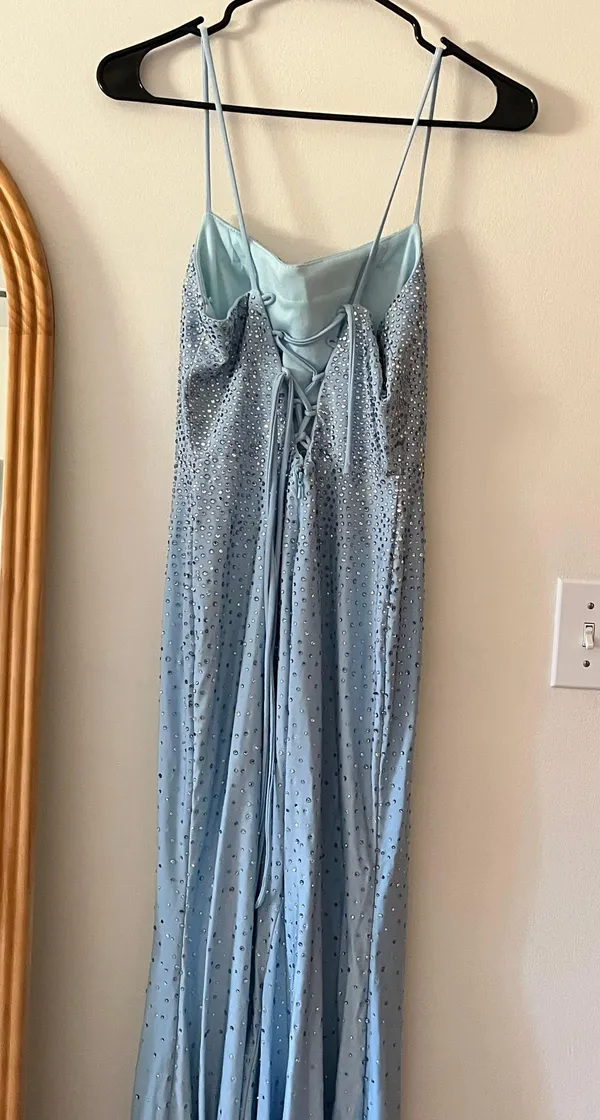 Prom Dress Blue Size 0 - Image 3