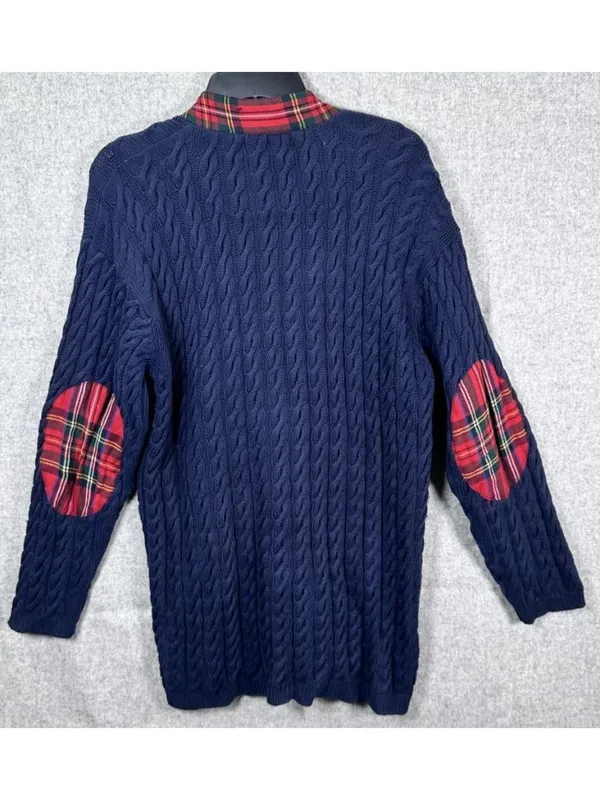 Vintage Adrienne Vittadini Womens Sweater Cardigan Oversized Academia Teacher‎ - Image 5