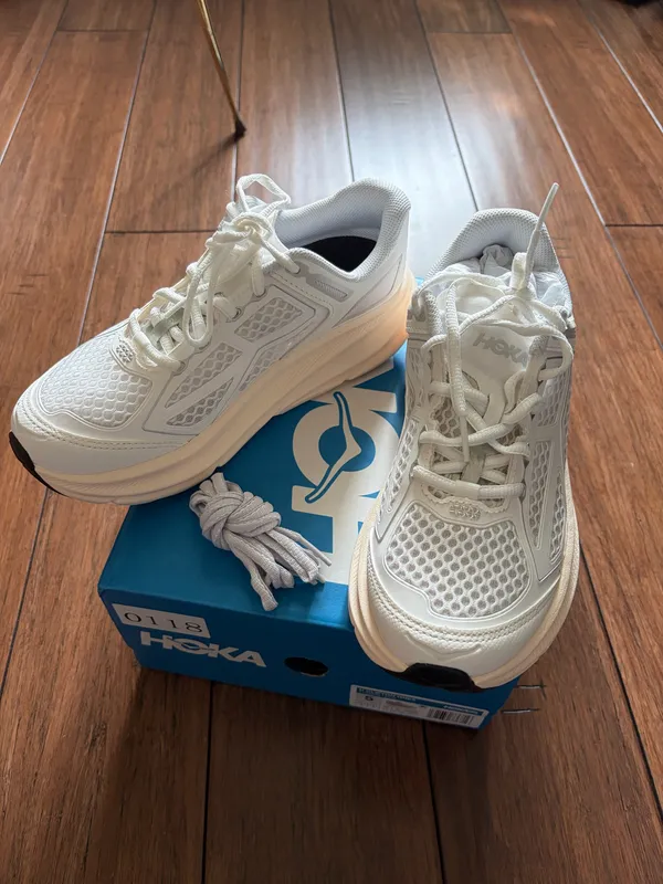 Hoka Clifton One9 Running Shoes - Frost/Cosmic Grey | Women’s Size 6 - Image 7