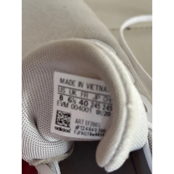 Adidas Bounce Womens Training Shoes Light Grey White‎ EF2005 Size 8 - Image 10