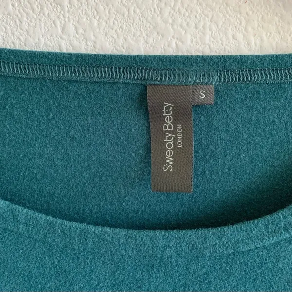 Sweaty Betty Green Active Crewneck Pullover Sweatshirt Small - Image 11