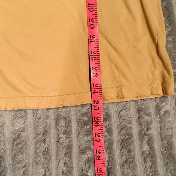 Golden Daze "Sweet Child‎ of Mine" Distressed Graphic Tee Mustard Yellow L - Image 6