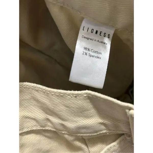LIONESS Stacy cargo jean denim beige Small/4 - Image 7