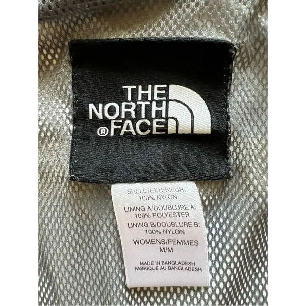 The North Face Light Blue Dark Gray Color Block Waterproof Hyvent Jacket M - Image 4