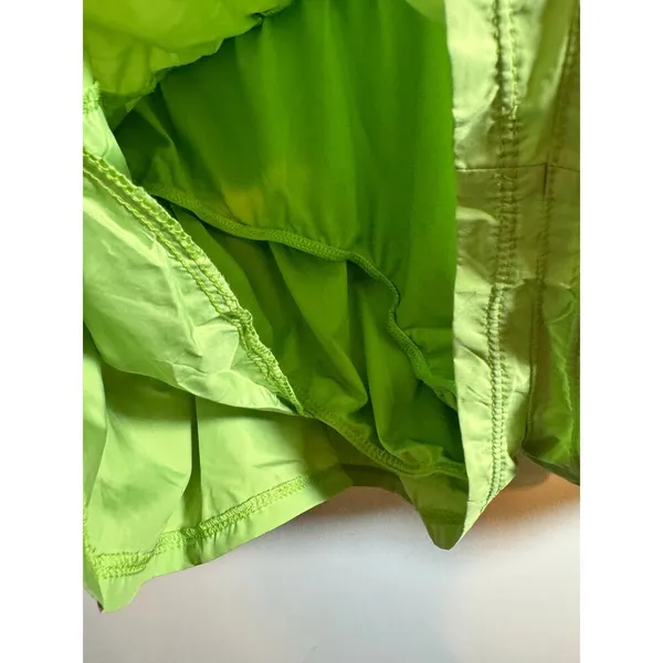Brand New Free People Movement Women's Large Chartreuse Green Mini Skirt - Image 6