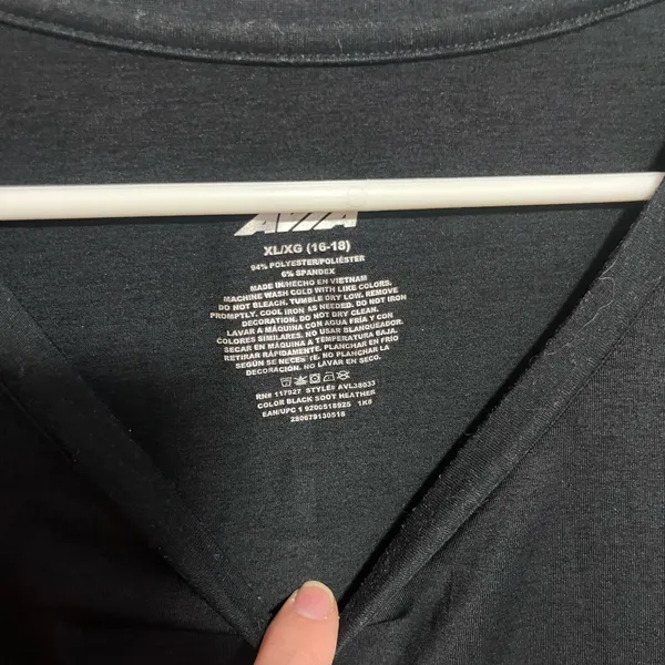 Avia Women's Short Sleeve Tee in Black - Image 2