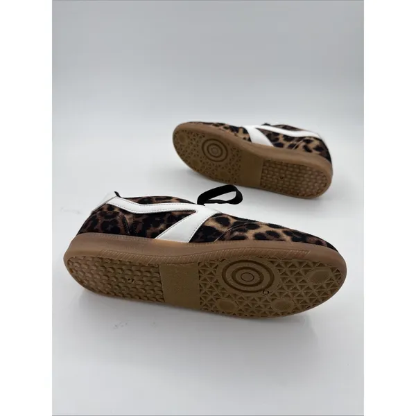 DV Dolce Vita Women's Sneaker Voyage Leopard Fashion Suede Size 9 1/2 9.5 - Image 8