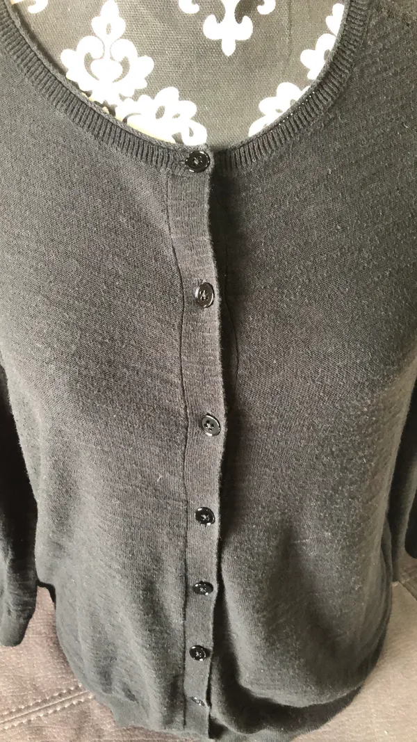 Ann Taylor LOFT Black Cardigan Size Medium - Image 4