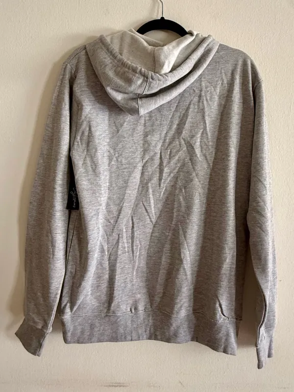 NASA Gray Hooded Pullover Sweatshirt Size M - Image 2