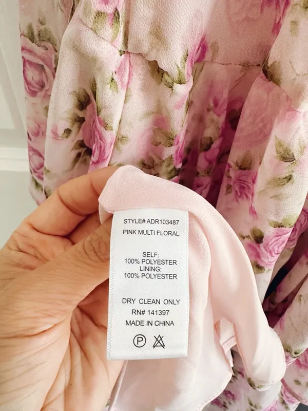 ASTR The Label Alcina Polka Dot Maxi Dress Pink Multi Floral - Image 14