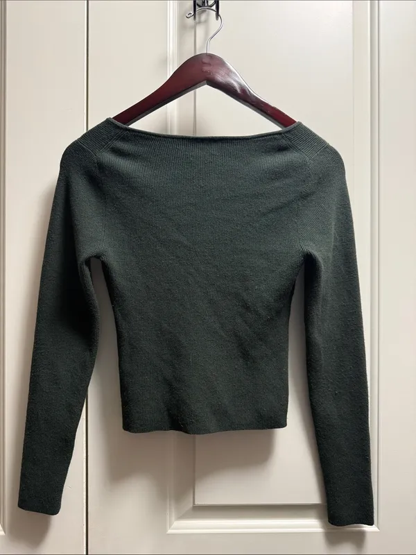 Aritzia Wilfred Tuscany Sweater Green M - Image 6