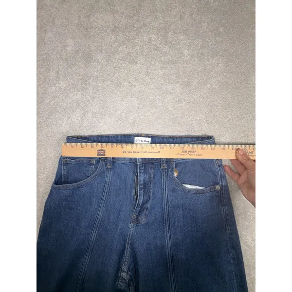 the drop frida jeans medium indigio‎ extra wide leg jeans size 29 - Image 6
