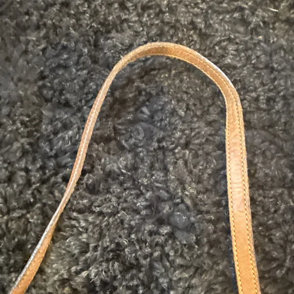 Vintage Dooney & Bourke Crossbody Bag Womens Medium Taupe Leather - Image 9
