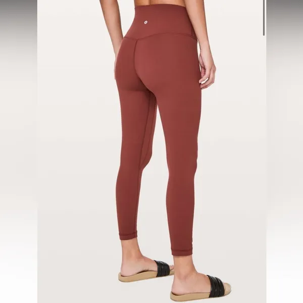 Lululemon Align Pants leggings II *25" Savannah high rise brick cayenne chianti - Image 9
