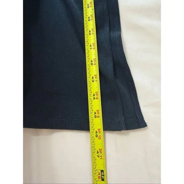 NWT Anthropologie Daily Practice Ribbed Knit 1/4 Zip Mock Neck Midi Dress Size S - Image 10