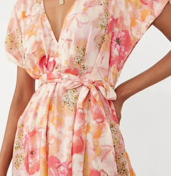 Free People Mini Dress Freddie Tie - Image 8