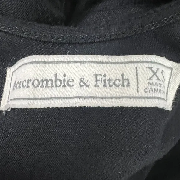 Abercrombie & Fitch Sleeveless Black Womens Jumpsuit XS Scoop Neck Stretch Soft - Image 3