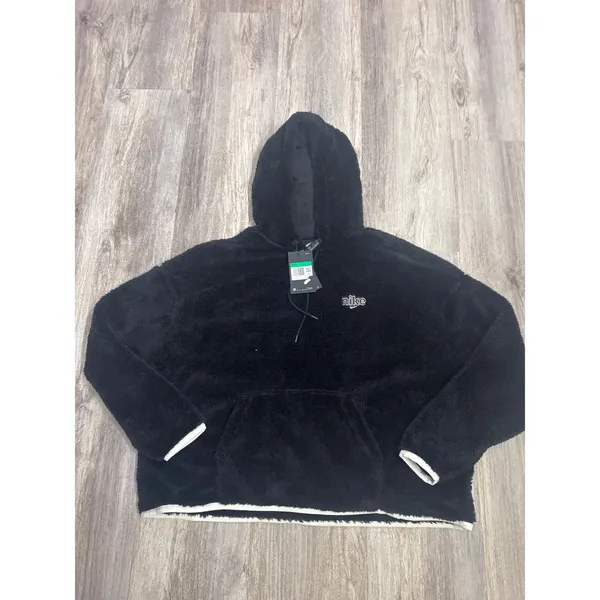 Nike‎ Plush Fleece Sherpa Hoodie Size XL NWT - Image 2