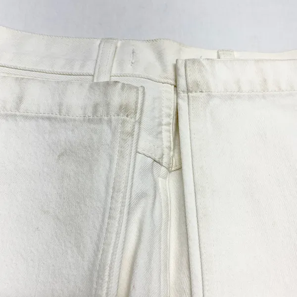Madewell‎ Perfect Vintage Straight Carpenter Jeans Women 26 White Colorblock - Image 14