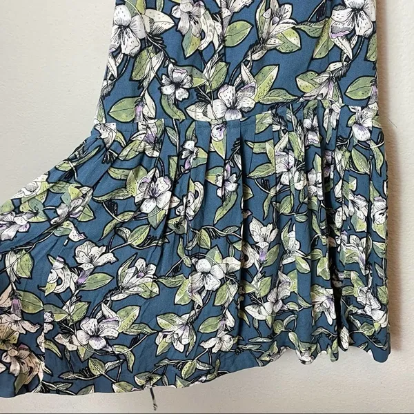 NWT Free People‎ Floral Slip Pleated Mini Dress Size Small - Image 4