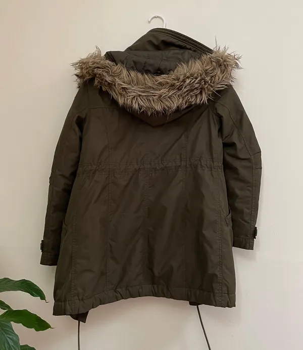 Abercrombie Sherpa Parka Coat - Image 3
