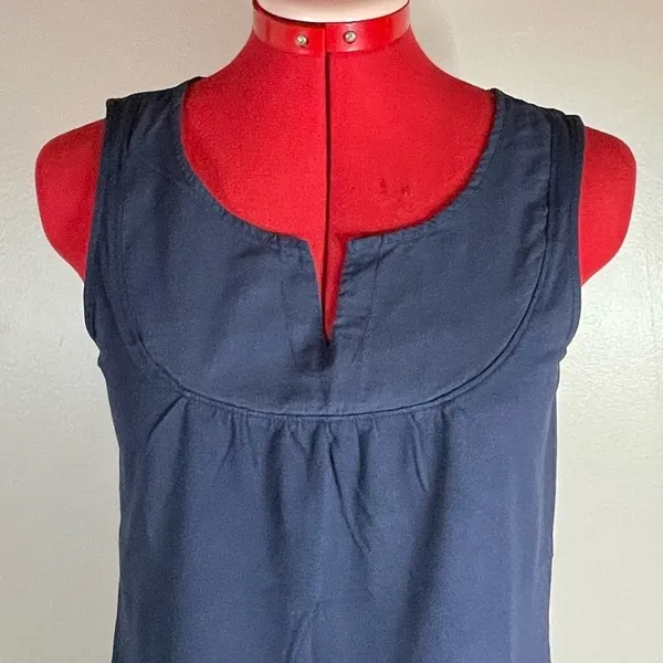 Ann Taylor Sleeveless Split Neck Top Sz S - Image 2