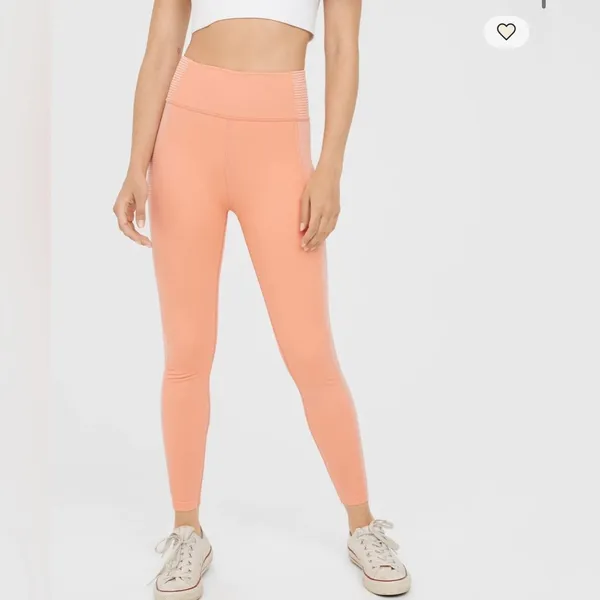 NWOT OFFLINE By Aerie Seamless High Waisted Two Tone Leggings sz L - Image 7