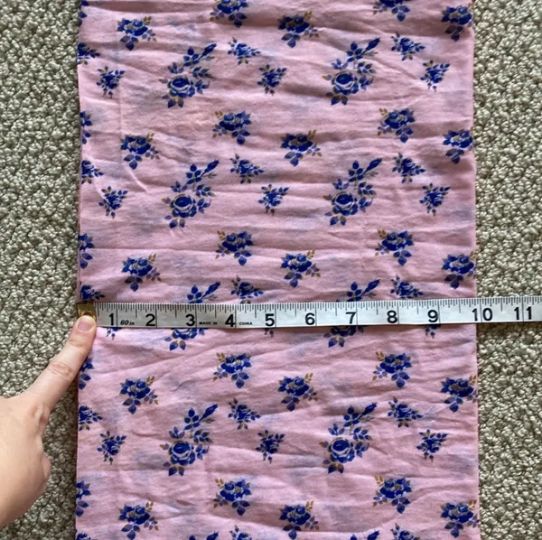 NEW Natural Life Boho Bandeau Full Length Pink Flower Pattern One Size NWOT - Image 6