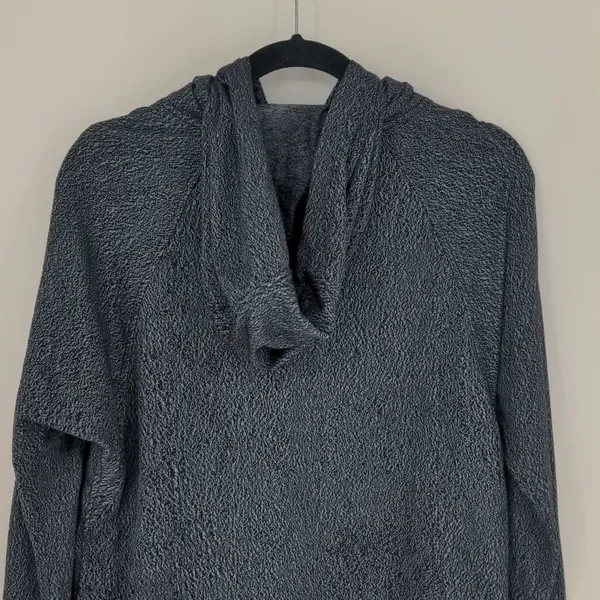 Lululemon Pick Up The Pace Long Sleeve‎ SIze 8 Luon Spray Jacquard Blue Black - Image 12