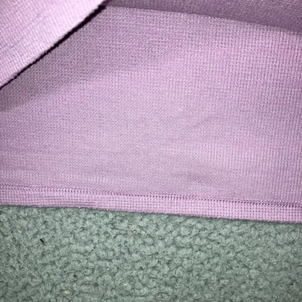 Victoria's Secret Lounge‎ Shirt Women Large Cropped Henley L/S Casual Preppy - Image 9