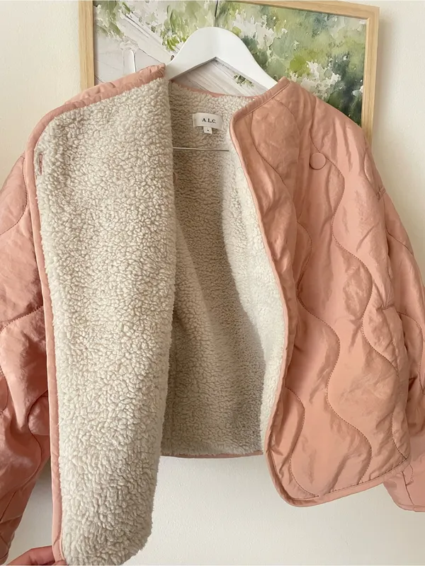 A.L.C. Emory Quilted Sherpa Faux Lined Jacket - Image 3