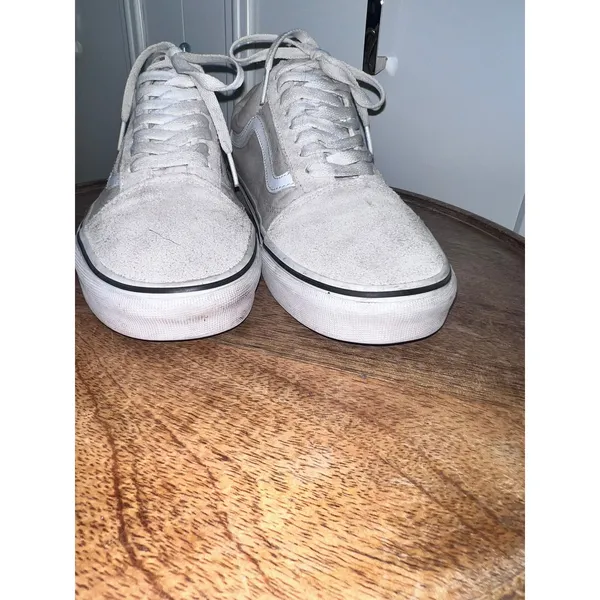 Vans Old Skool Men's 8.5/Women's 10 Skate Shoes‎ Gray Low Top Casual Sneaker - Image 2