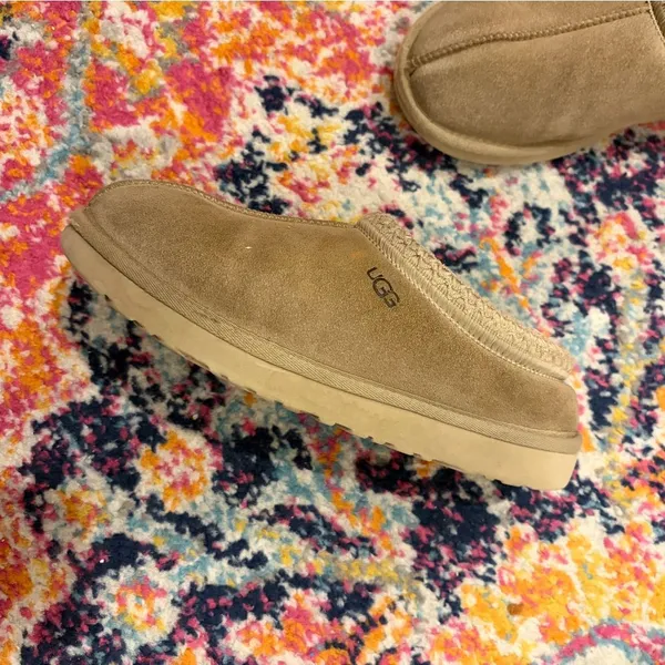 UGG Tan Suede Slippers - Image 3