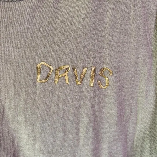 Orvis Tshirt Olive Green Dog Graphic Print Duck Hunting Women‎ s Size M - Image 4