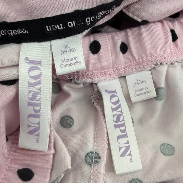 Joyspun Dreamy Soft Collection Notch Collar Top and Shorts Pajama Set XL - Image 3